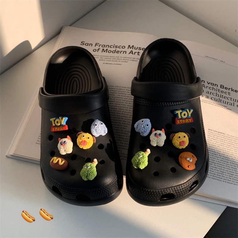 Leyoo พร้อมส่ง รองเท้าแตะยางแฟชั่น ทรงหัวโตน่ารักสำหรับสาวๆ วัสดุเป็นยางนิ่มน้ำหนักเบา มีหลายสีให้เลือกและแถมฟรีกับชุดตั