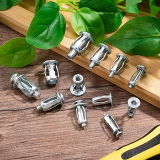 พุกร่ม ชุบซิงค์ ขนาดM4,M5,M6,M8 ยิงเหล็กได้ ใช้กับแผ่นเหล็กกลวง, แผ่นอลูมิเนียมกลวง