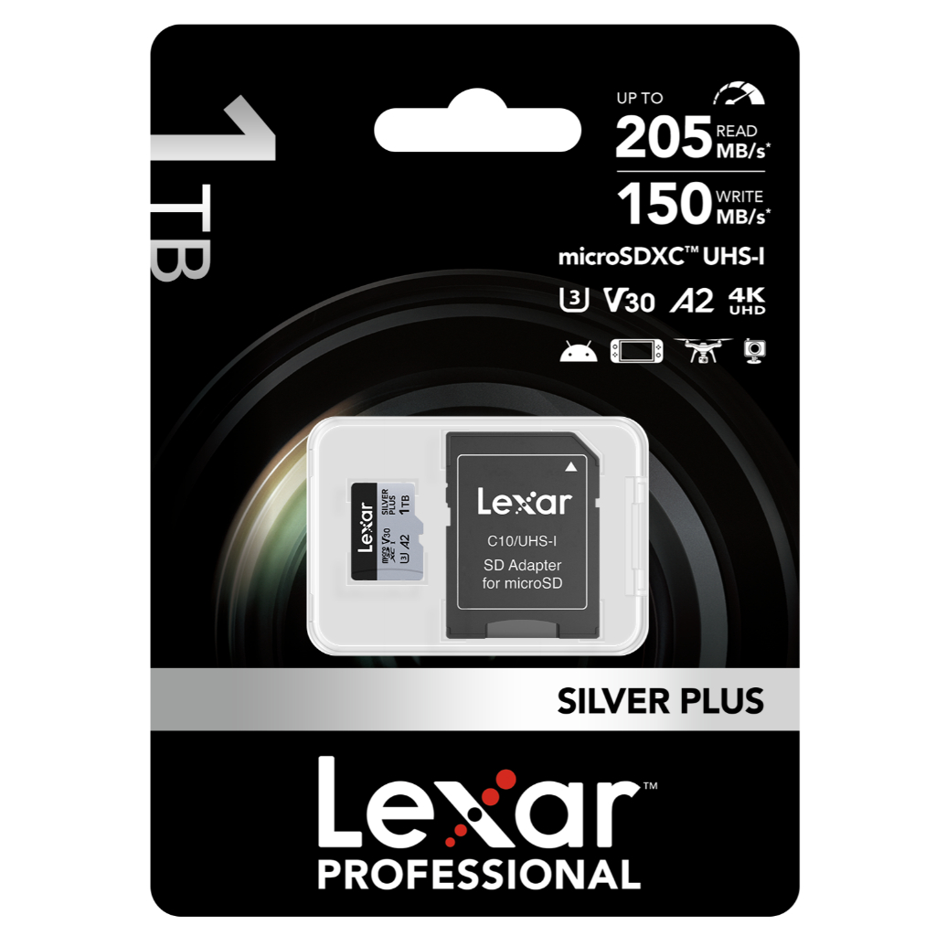 Lexar 1TB Micro SDXC Professional Silver Plus