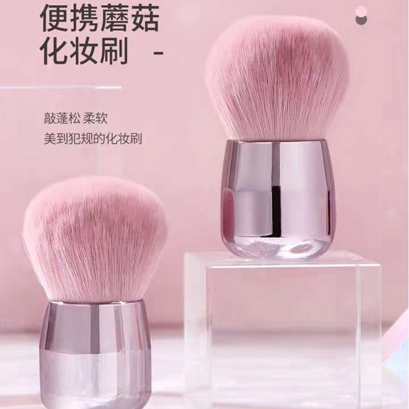 แปรงปัดฝุ่นเล็บด้ามสั้น ขนนุ่ม ด้ามจับถนัดมือขนาดพกพา