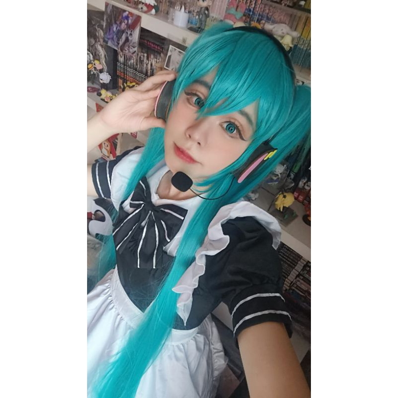 ✅สินค้าพร้อมส่งในไทย✅ วิกมิกุ Hatsune Miku wig วิกคอสเพลย์ มิกุ วิกใส่จริงตามรูป – โปรปัง