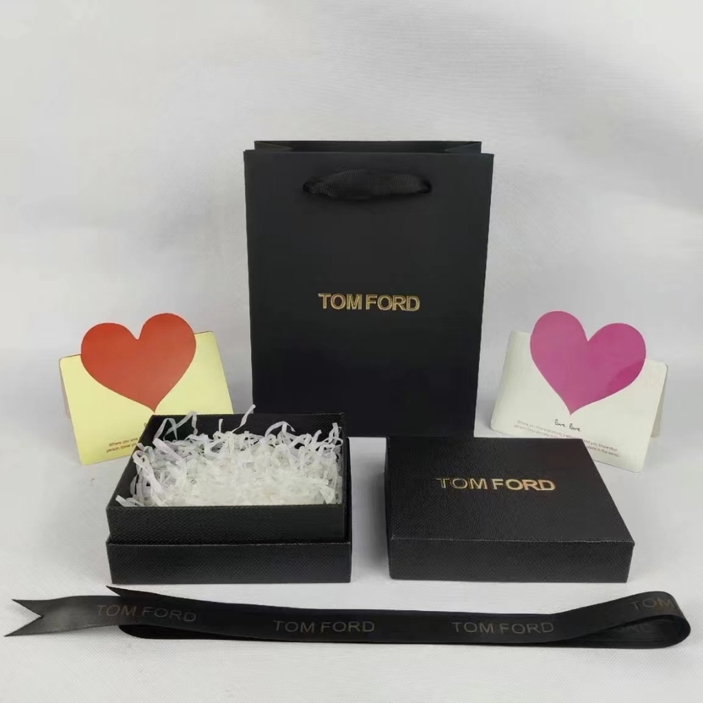 ￥-✓ถุงกระดาษ เคาน์เตอร์TFลิปสติกกล่องบรรจุภัณฑ์TomFordขวดน้ำหอมถุงช้อปปิ้งถุงสิริถุงของขวัญ