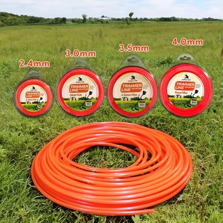 Muscle Cow สายเอ็นตัดหญ้า 2.4/3.0/ 3.5/4.0 มิลม้วนละ15เมตร เอ็นตัดหญ้า จานเอ็นตัดหญ้า ใช้ได้กับเครื่องตัดหญ้าทุกยี่ห้อ
