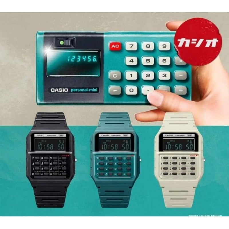 นาฬิกาเครื่องคิดเลขรุ่นใหม่ล่าสุด CASIO CA-53WB-3,CA-53WB-1,CA-53WB-8B