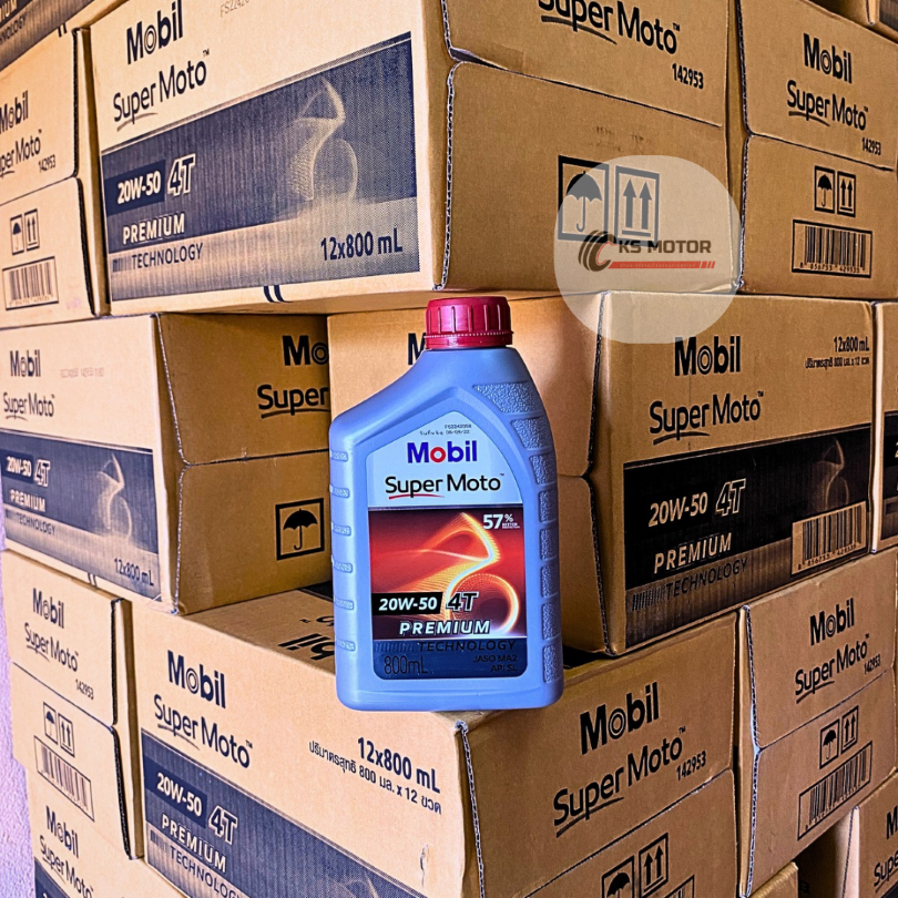น้ำมันเครื่อง Mobil 20w50(1ลัง12ขวด)