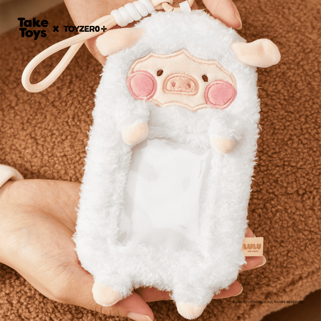 LuLu the Piggy Costume Series - Photocard Holder Keyring (Sheep) - พวงกุญแจใส่โฟโต้การ์ด