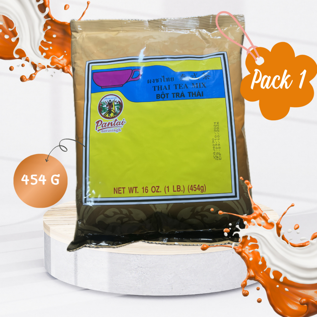 ชาไทยเข้มข้น ตราพันท้ายนรสิงห์ ขนาด 454 กรัม