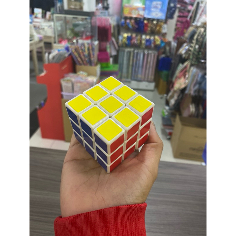 รูบิค 3x3 MAGIC CUBE ขอบขาว ขนาด 5.5 x 5.5 ซม. 8850000330957 ของเล่นเสริมทักษะ