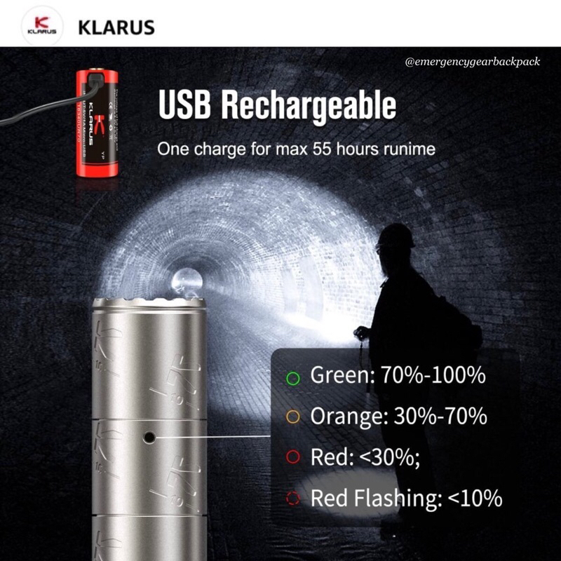 Klarus K10 Anniversary Limited Edition Flashlight - รูปที่ 5