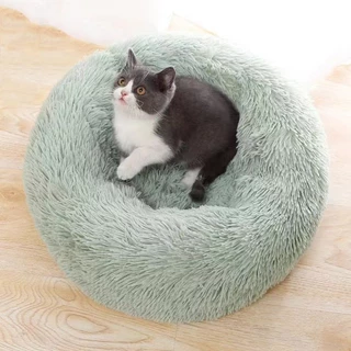 ที่นอนแมว ที่นอนสุนัข ที่นอนน้องแมว🐱ที่นอนสัตว์เลี้ยง*โดนัท*ขนนุ่ม นุ่มสบาย นุ่มฟู 🍭🍩ที่นอนหมา สัตว์เลี้ยงชอบ Thai🚛