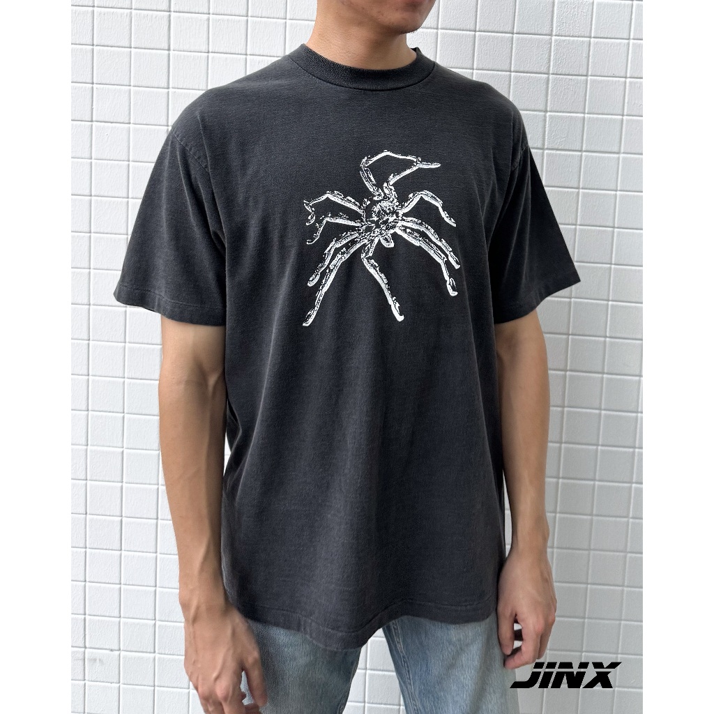 เสื้อยืดฟอกสีเฟด Jinx spider faded tee
