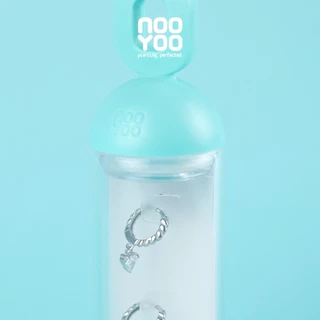 NooYoo ต่างหูสำหรับผิวแพ้ง่าย Lovely Twist Hoops Surgical Steel