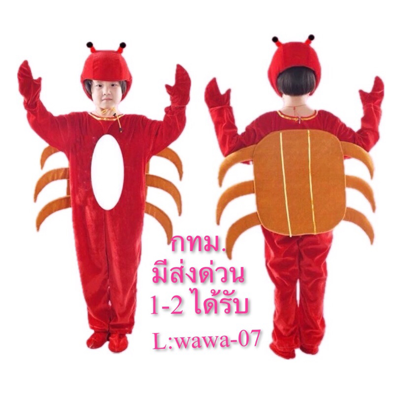 ชุดปู (มีส่งด่วน)ชุดแฟนซีสตว์ทะเล มาสคอต mascot เช็คสต๊อกสินค้าก่อนสั่งซื้อ