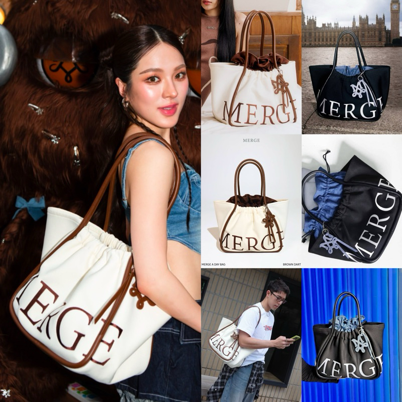 (รอบพรี5-7วัน+มีส่งด่วนที่กทม ) Merge official - MERGE A DAY BAG มี2 สี งานชน1:1 สวยมากก