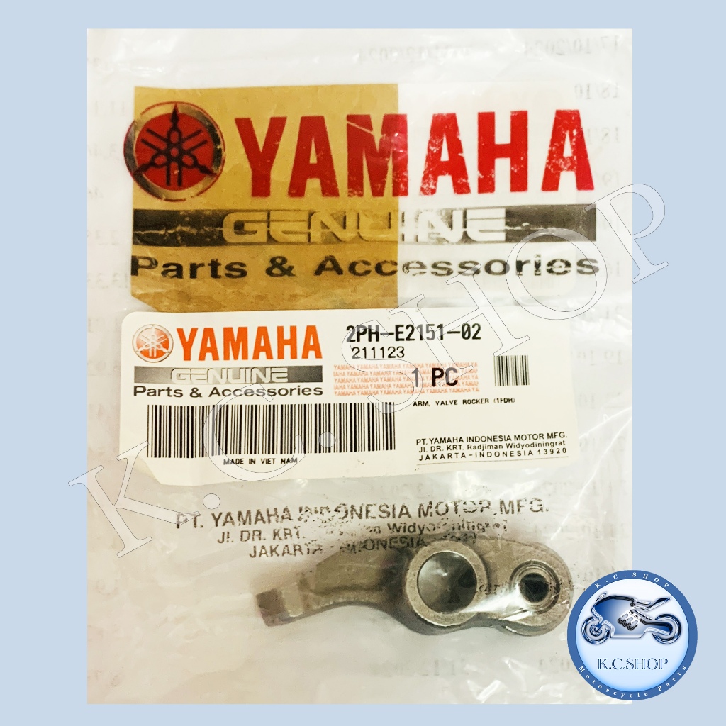 กระเดื่องวาวล์ 1 ตัว GT125 2015-23 ; GRAND FILAN0 ; QBIX ; FINO 125 (ไอดี=ไอเสีย) แท้ศูนย์ YAMAHA 100% 2PH-E2151-02=2BL