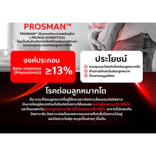 [2 แถม 2] M-max อาหารเสริมเอ็ม-แมกซ์ ปัสสาวะติดขัด ต่อมลูกหมากโต ลดระดับน้ำตาล ชายหญิงทานได้