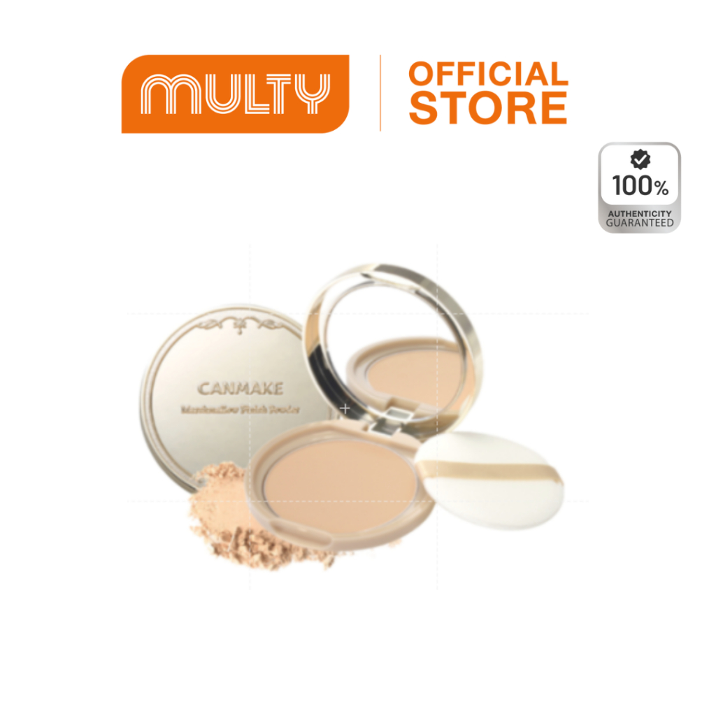 Canmake-Marshmallow Finish Powder 10g. แป้งอัดแข็งไม่ผสมรองพื้น
