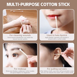 สำลีก้าน คอตตอนบัด สำลีไม้ ก้านไม้ไผ่แข็ง สะอาดปลอดภัย ใช้ปั่นหู เช็ดแผล สำหรับแคะหู เด็ก ผู้ใหญ่