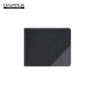 DAPPER กระเป๋าสตางค์ Two-Tone Billfold Wallet สีดำ (BWM/BK/1…