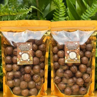 (ส่งไว)1แถม1 ถุงละ250g. แมคคาเดเมีย เม็ดใหญ่ เปลือกบาง เนื้อเยอะ ตุ๊กกี้ตัวแสบ