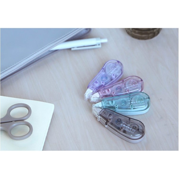 เทปลบคำผิดสีพาสเทล TOMBOW CT-CC5 หน้ากว้าง 5 มม. เทปยาว 6 ม. correct tape