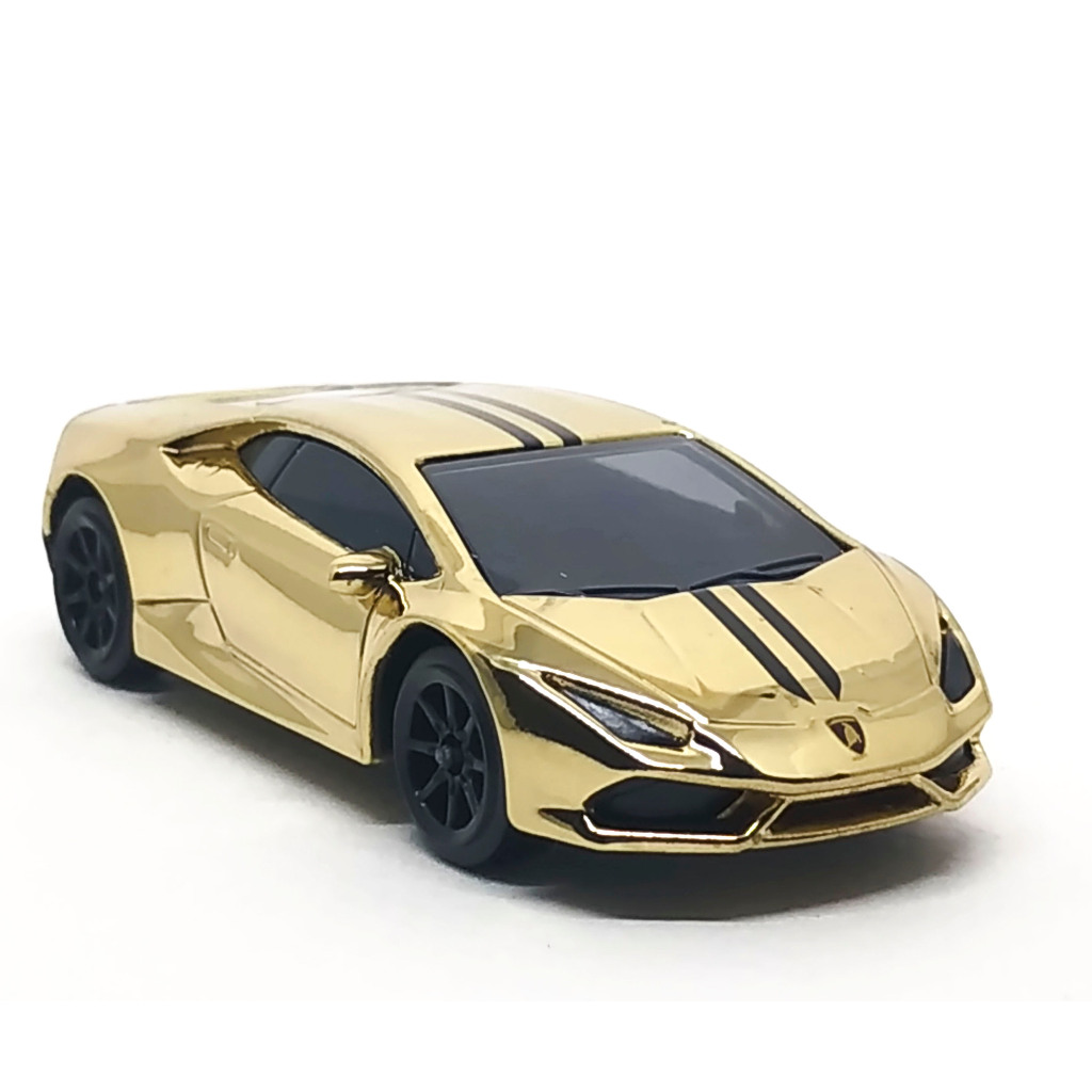 Majorette Lamborghini Huracan Avio LP 610-4 สีทองเงา Scale 1/64 (8cm) ไม่มี package