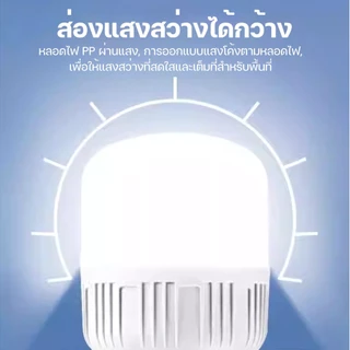 🔥T-Bright หลอดไฟ LED HighBulb 45W- 125W แสงสีขาว ชุดพร้อมสายไฟยาว 5เมตร กินไฟน้อยสว่างมาก E27