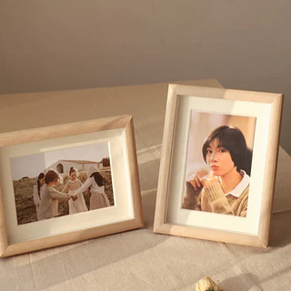 กรอบรูปมินิมอล ขนาด 4x6" ติดผนัง/ตั้งโต๊ะ มีแบบ 1/2/3/4 เฟรม