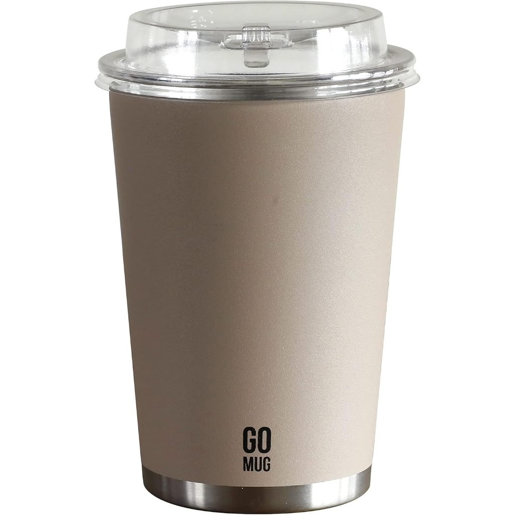 CB JAPAN ทัมเบลอร์ ถ้วยกาแฟจากร้านสะดวกซื้อ CAFE GOMUG สีเบจอ่อน ขนาด M (460 มล.), ขนาด S (300 มล.)