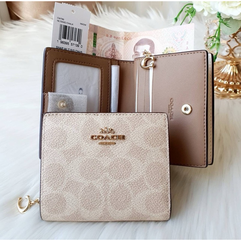 COACH CW789 / C3309 / C2862 SNAP WALLET