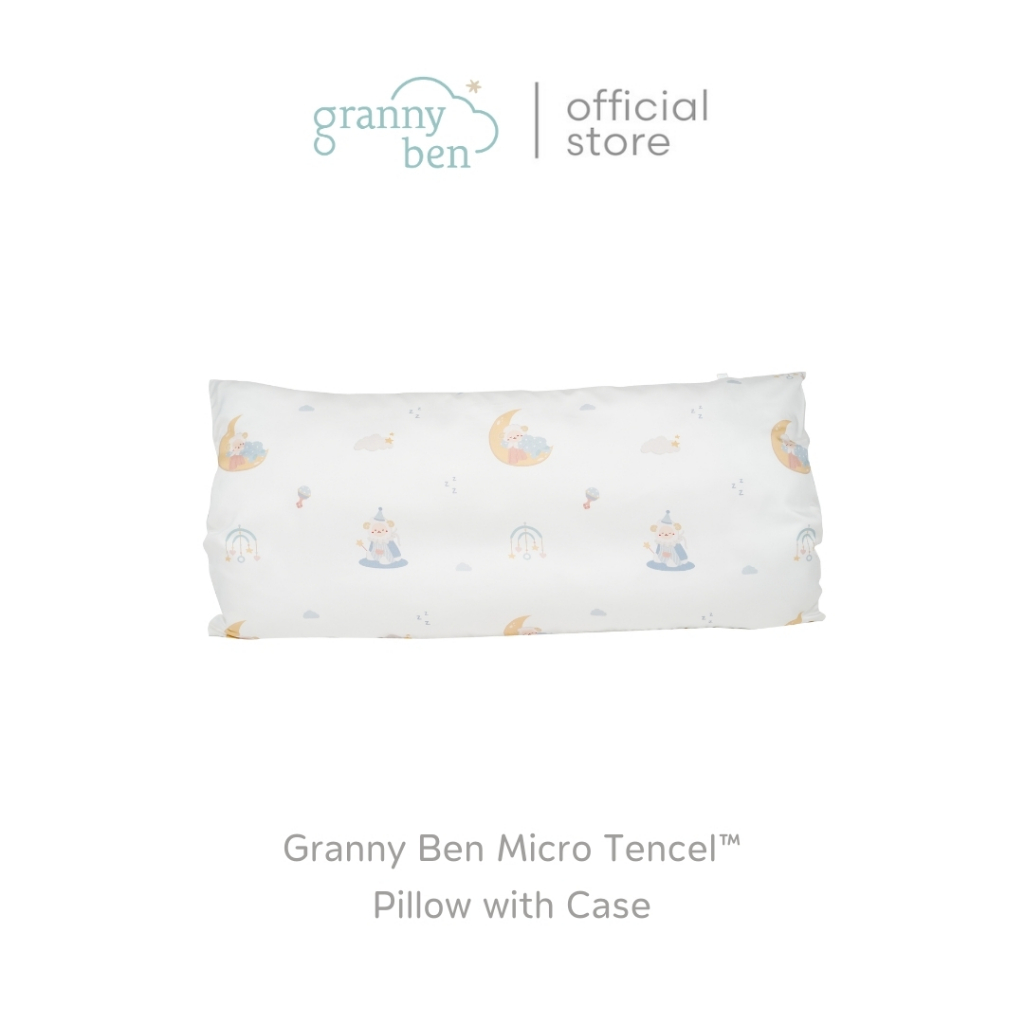 Granny Ben Micro Tencel™ Pillow with Case หมอนพร้อมปลอกไมโครเทนเซล Size L