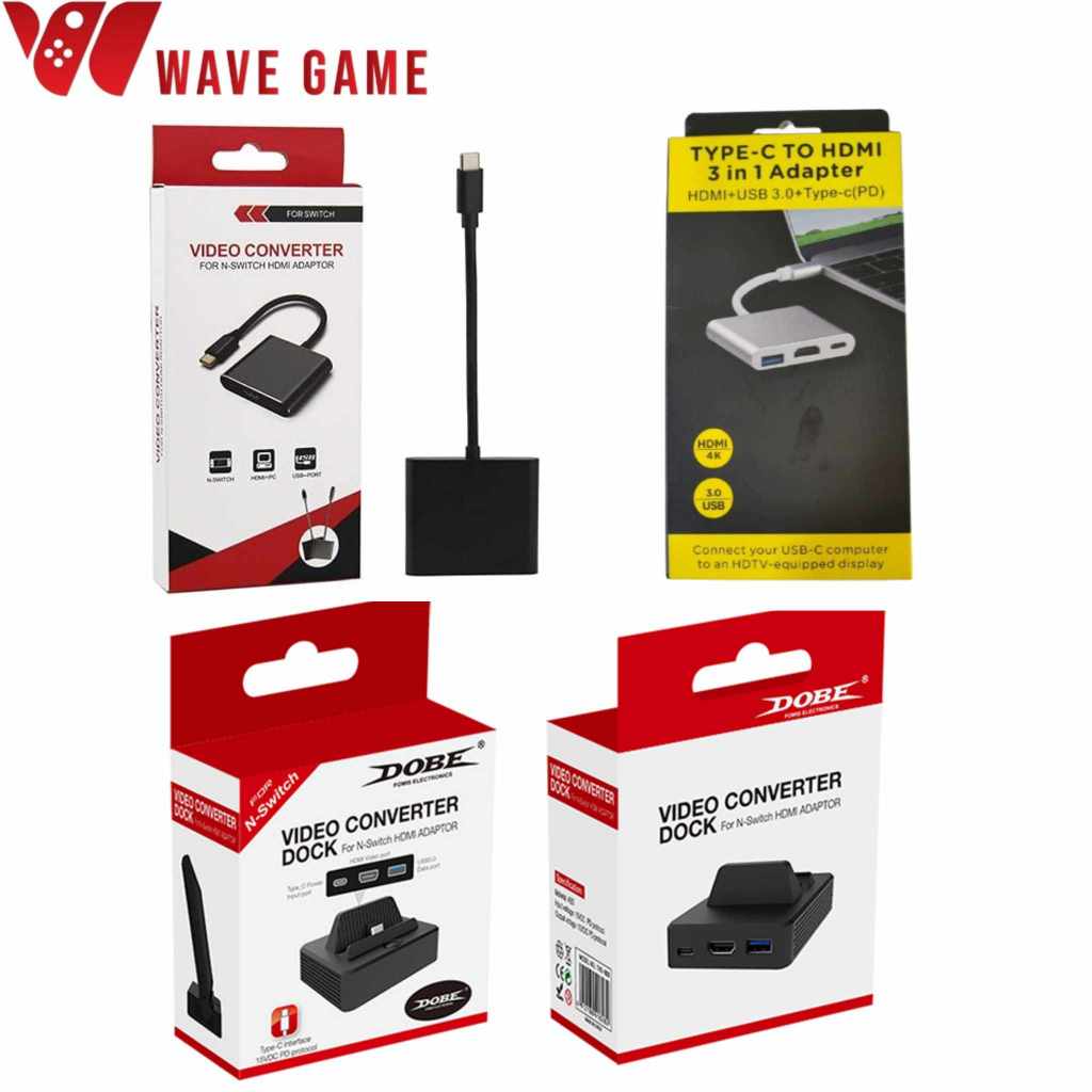 nintendo switch hdmi adaptor dock video converter