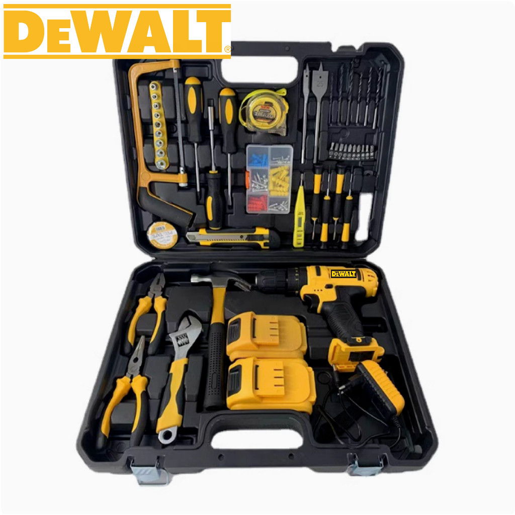 DeWalt DCD999 20V 5.0Ah ชุดสว่านไร้สายสูงสุดชุดเครื่องมือไขควงไฟฟ้าแบบมัลติฟังก์ชั่น