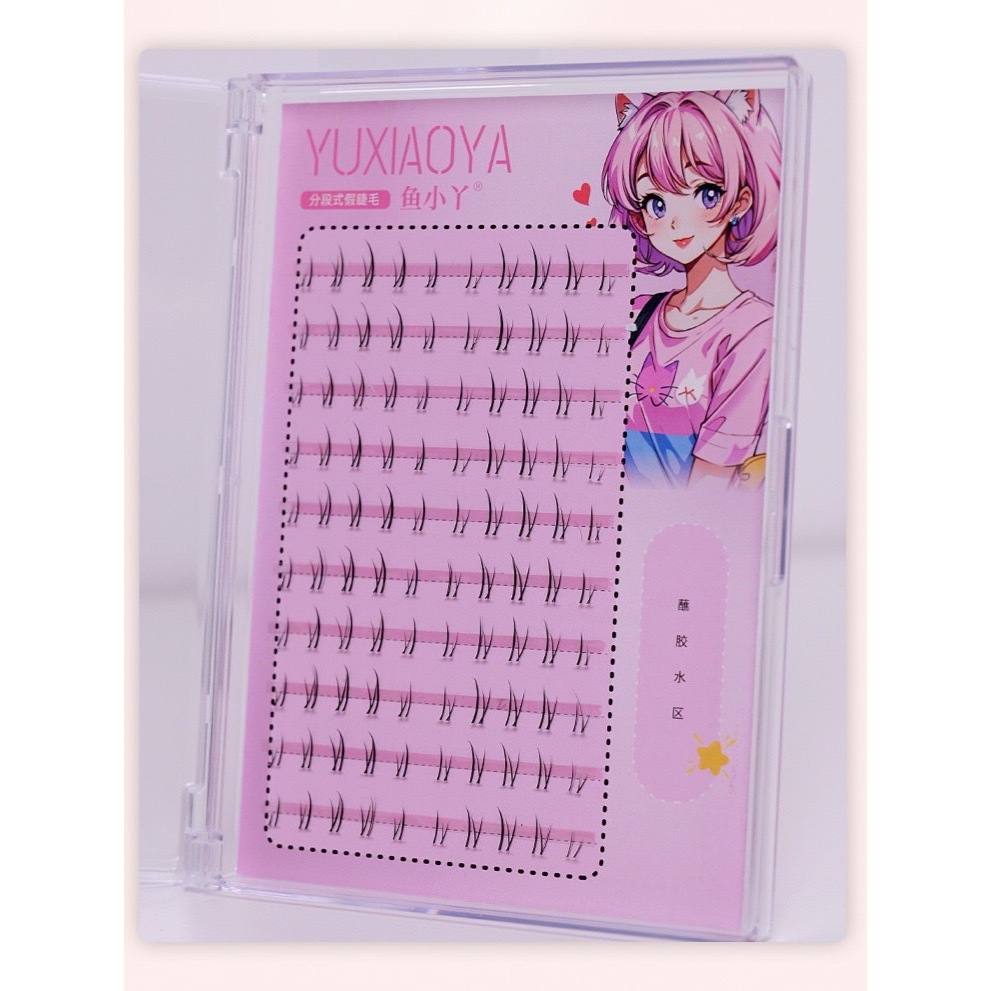 ขนตาล่างปลอม รุ่น AMIL ขนตาล่างแบบแบ่งช่อสำเร็จ 3D ความยาว 4-7 mm. ยาวนุ่ม ไม่แข็ง ขนนุ่ม แกนเอ็นบางใส เป็นธรรมชาติ - รูปที่ 7