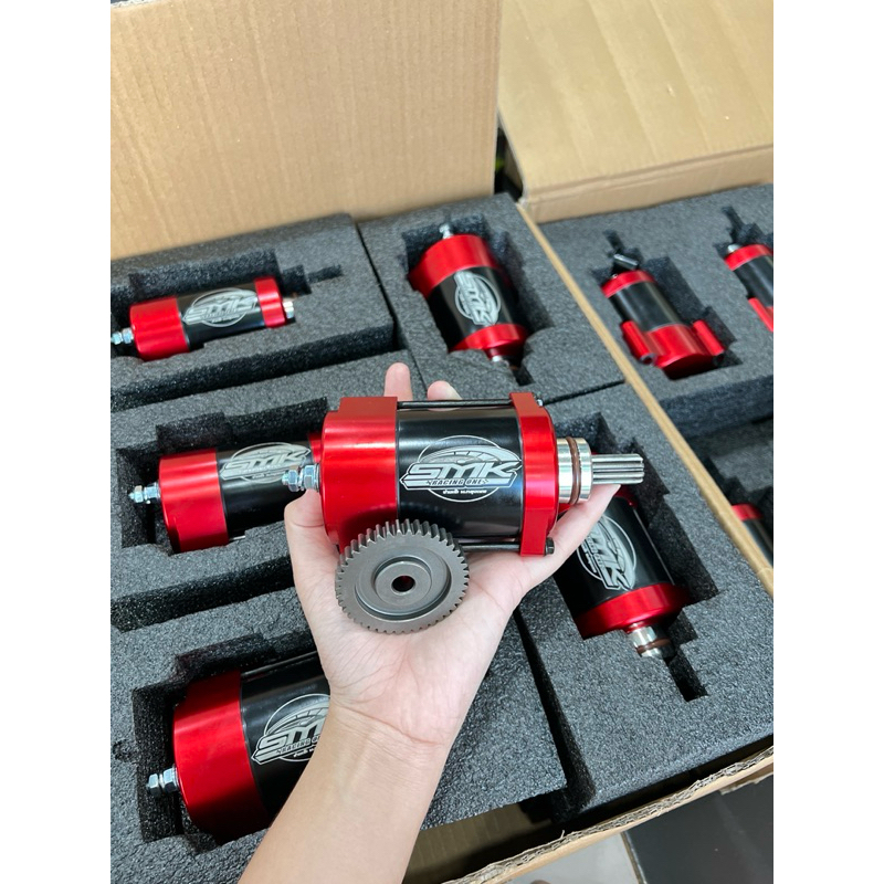 ไดสตสาร์ทFoZa แปลงใส่Wave125ขายึดCNC พร้อมเฟืองสตาร์ทตัวเล็ก เฟืองแข็งอย่างดี