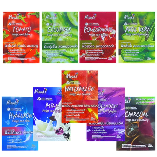 (ยกกล่อง10ซอง) EAST-SKIN / Moods 3D Facial MaskSheet อีส-สกิน / มูดส์ แผ่นมาส์กหน้า