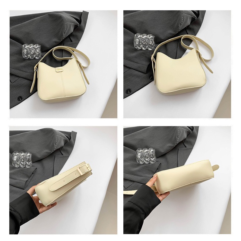 กระเป๋าสะพายข้าง สไตล์เกาหลี กระเป๋าแฟชั่น  จุกของได้เยอะ  มีซิป(ไม่มีพวงกุญแจ)6228 - รูปที่ 2