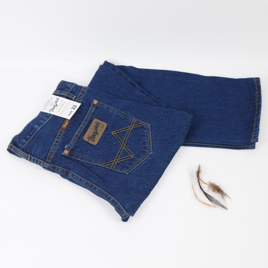 กางเกงยีนส์ Verzard THAI Denim ทรง wrangler ขากระบอก ผ้านิ่มสวมใส่สบาย Made in Thailand
