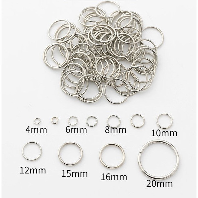 ห่วง ห่วงสี ห่วงโลหะ ห่วงพวงกุญแจ ห่วงสีเงิน ห่วงสีทอง อะไหล่พวงกุญแจ