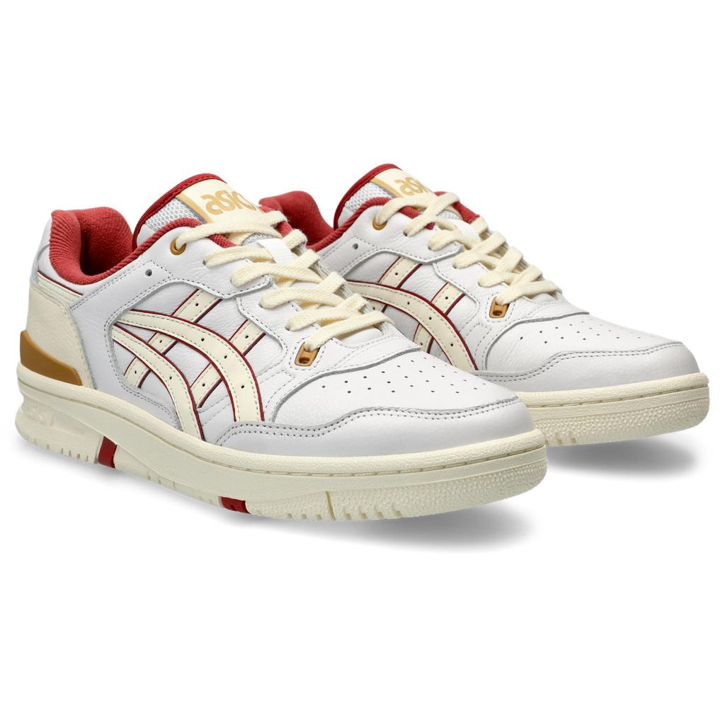 ASICS : 1203A377.102 EX89 UNISEX SPORTSTYLE ชายหญิง รองเท้าแฟชั่น ของแท้  WHITE/BURNT RED