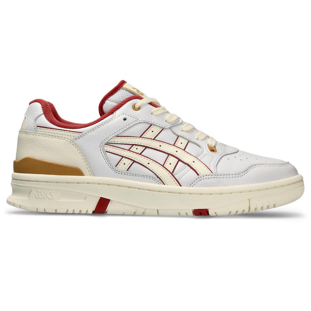 ASICS : 1203A377.102 EX89 UNISEX SPORTSTYLE ชายหญิง รองเท้าแฟชั่น ของแท้  WHITE/BURNT RED