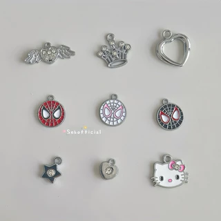 Sebofficial | ꒰1/6꒱ จี้ห้อยตกแต่ง 8mm สำหรับตกแต่งสร้อยข้อมือสแตนเลส ชาร์ม จี้สำหรับใส่กำไลข้อมือ