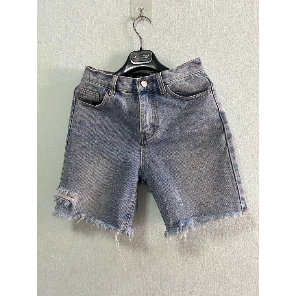 🌈 กางเกงยีนส์ 3 ส่วน กางเกงยีนส์ KWAN🌈