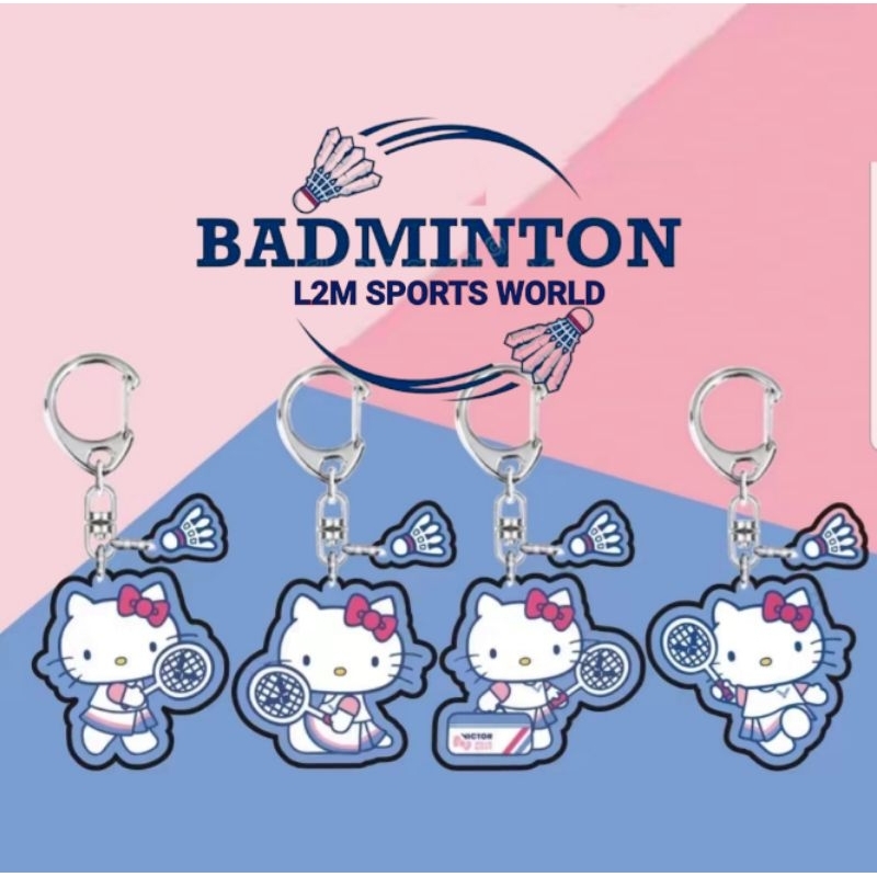🛒🛒พร้อมส่ง🛒🛒 KT พวงกุญแจแมวคิตตี้แบดมินตันน่ารัก HELLO KITTY สุด CUTE