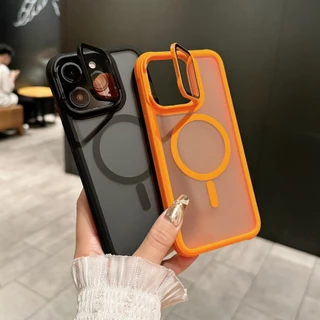 เกราะป้องกันบานใหญ่ Magnetic Case For iPhone 17 16 15 14 13 12 11 Promax Pro Plus เคสกันกระแทก เคสไอโฟน