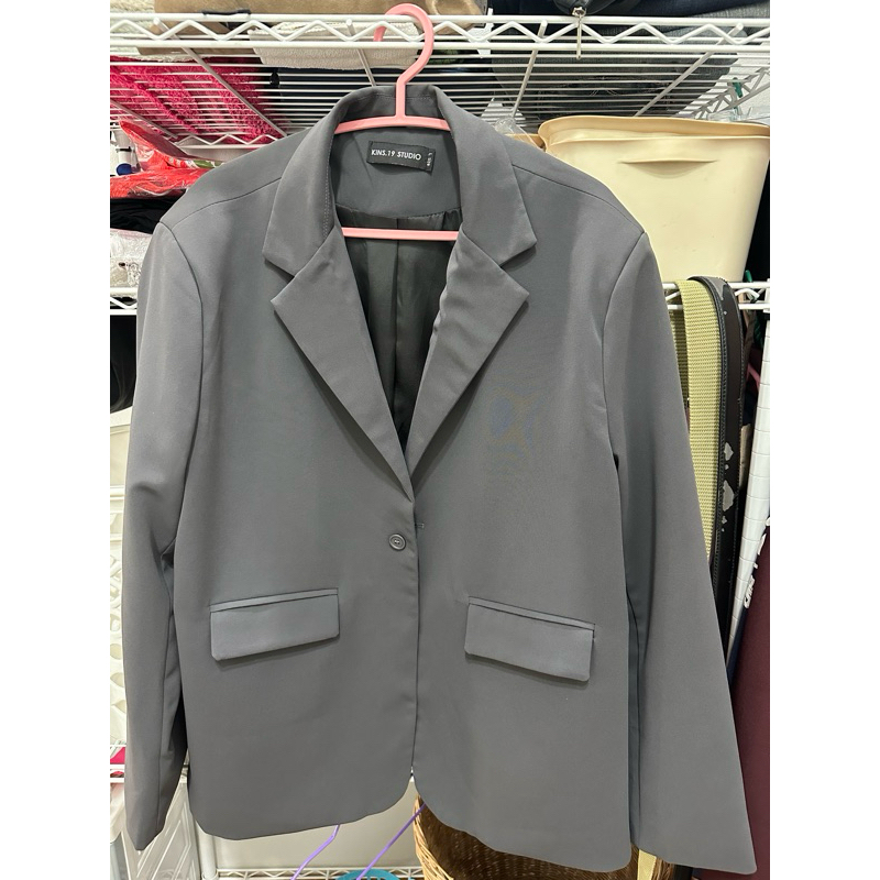 เสื้อสูทมือสอง ร้าน Kin.19 Studio  KN Saint Suit (KN311) สีเทา