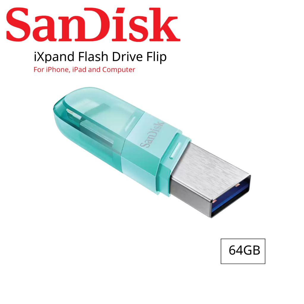 SanDisk iXpand Flash Drive Flip 64GB