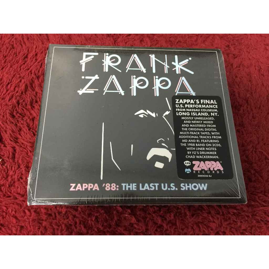 CDเพลง Frank Zappa – Zappa '88: The Last U.S. Show สภาพตามรูปปกMaizui