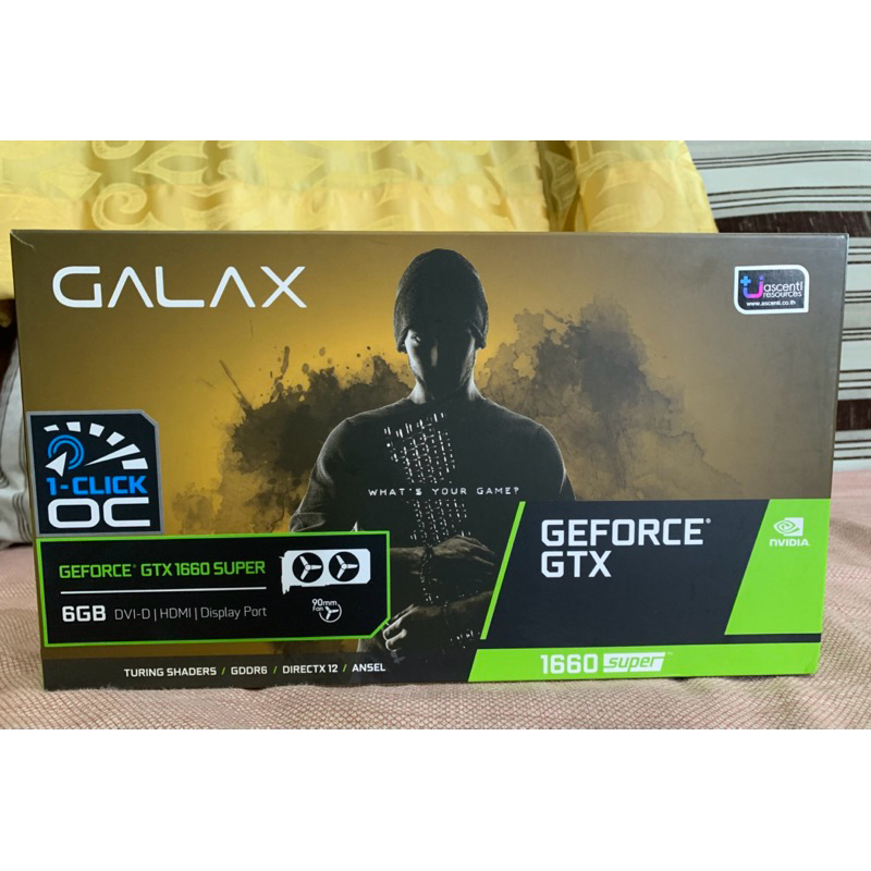 กล่องการ์ดจอ Galax geforce gtx 1660 super