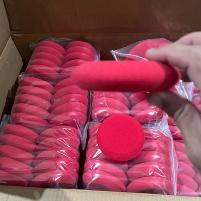 ฟองน้ำลงแวกซ์ ฟองน้ำเคลือบสีเกรดพรีเมี่ยม UFO applicator ขนาด 4 นิ้ว - รูปที่ 5